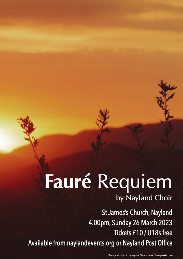 poster for Requiem concert