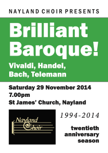 Poster for Brilliant Baroque!