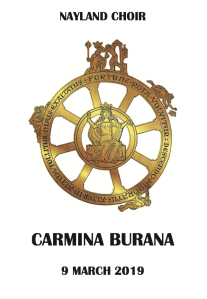 Poster for Carmina Burana